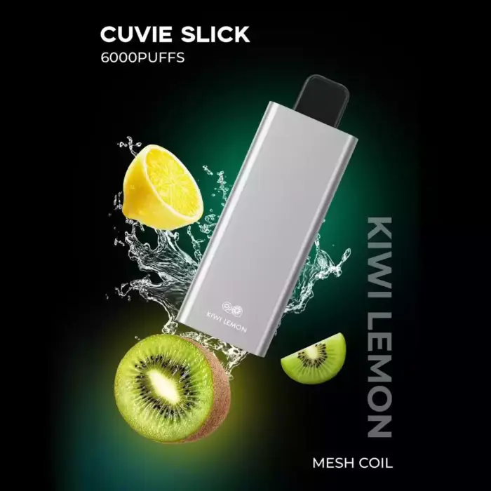 HQD Cuvie Slick Lemon Mint Wholesale No Tax 6000 Puffs Disposable Vape Pen (4)