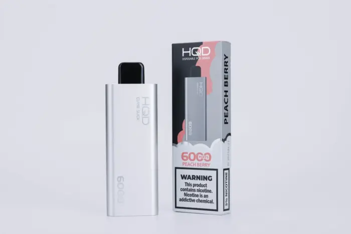 HQD Cuvie Slick Peach Berry Low MOQ 5% Nicotine 2025 Hot Sale Vape (2)