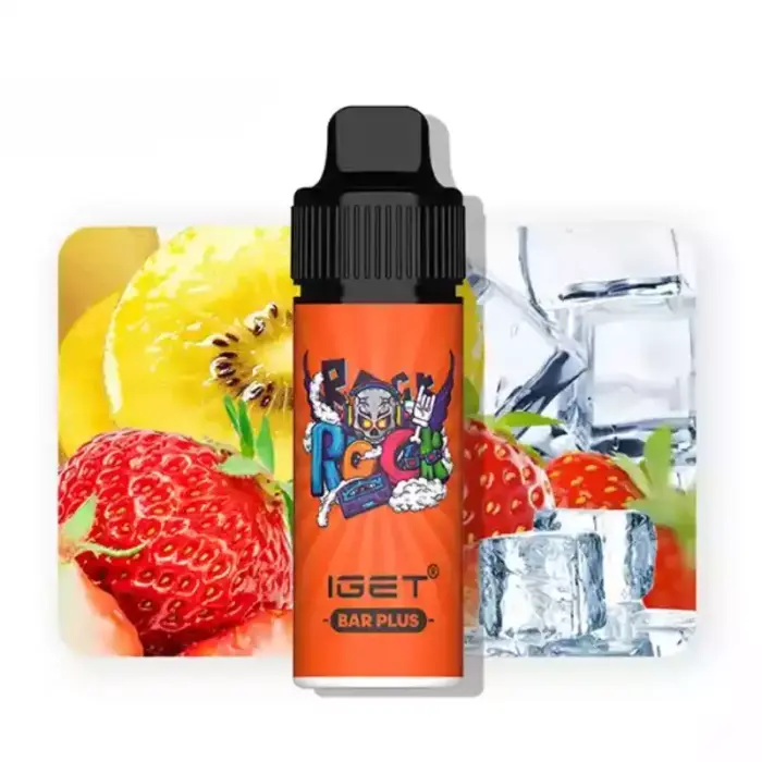 IGET Bar Plus 6000 Puffs Strawberry Kiwi Ice Vape Kit Retail Wholesale Available (2)