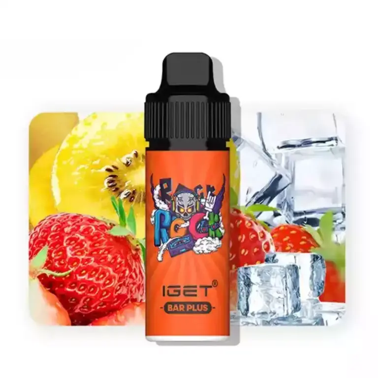 IGET Bar Plus 6000 Puffs Strawberry Kiwi Ice Vape Kit Retail Wholesale Available (2)