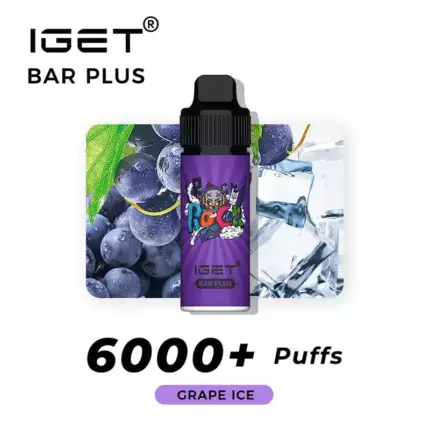 IGET Bar Plus Grape Ice Top Sell Retail Vape Pen Free Shipping Australia (1)