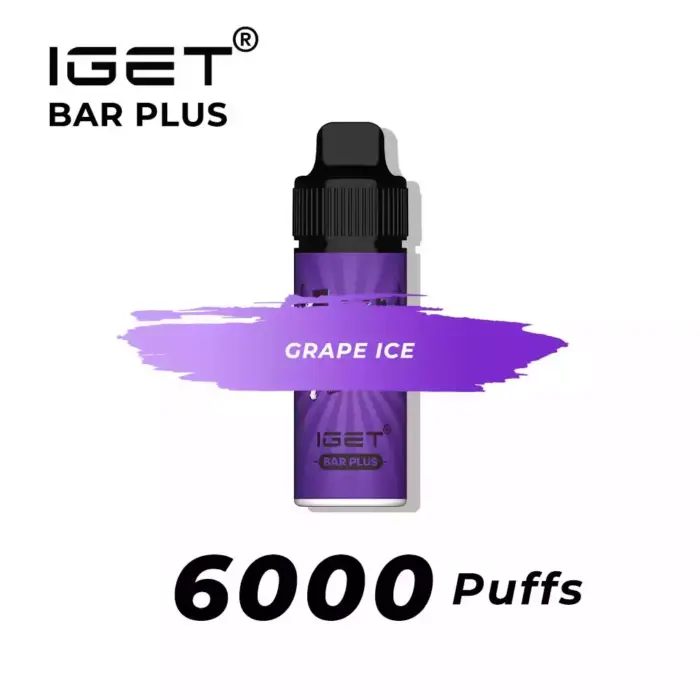 IGET Bar Plus Grape Ice Top Sell Retail Vape Pen Free Shipping Australia (5)