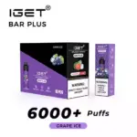 IGET Bar Plus Grape Ice Top Sell Retail Vape Pen Free Shipping Australia (6)