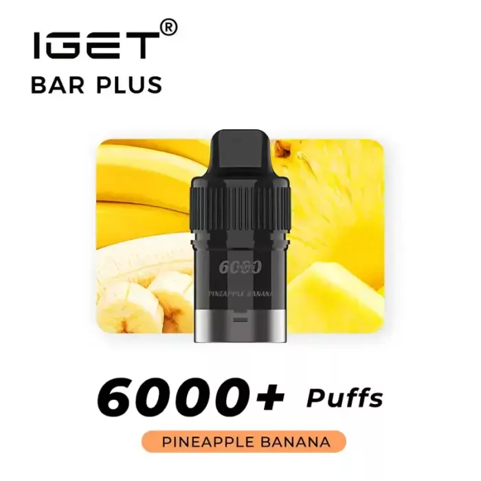 IGET Bar Plus Prefilled 6000 Puffs Replacement Pod Disposable Vape (11)