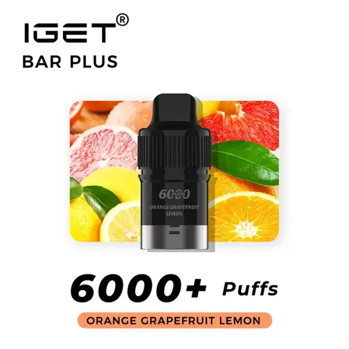 IGET Bar Plus Prefilled 6000 Puffs Replacement Pod Disposable Vape (8)