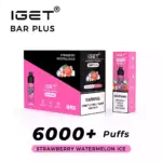 IGET Bar Plus Strawberry Watermelon Ice Original Factory Retail Low MOQ Disposable Vape Pen (1) (3)