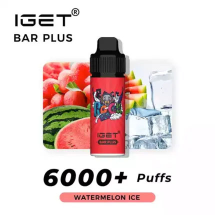 IGET Bar Plus Watermelon Ice Iget Original Factory Vape Pen Best Sale (2)