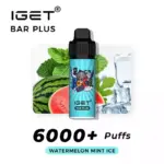 IGET Bar Plus Watermelon Mint Ice Factory Direct Sell Vape Pen (1)