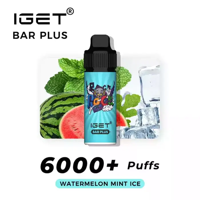 IGET Bar Plus Watermelon Mint Ice Factory Direct Sell Vape Pen (1)