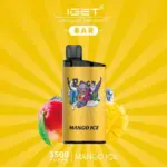 Iget Bar 3500 Puffs Banana Ice Retail Ready 5% Nicotine Disposable Vape Pen In Stock (5)