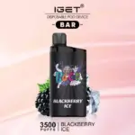 Iget Bar 3500 Puffs Blackberry Ice Super High Quality Disposable Vape Pen (4)