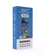 Iget Bar 3500 Puffs Blueberry Raspberry Original Flavor Disposable Vape Pen (2)