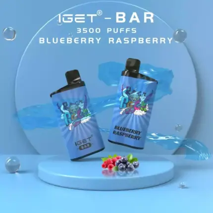 Iget Bar 3500 Puffs Blueberry Raspberry Original Flavor Disposable Vape Pen (4)