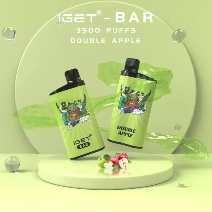 Iget Bar 3500 Puffs Double Apple High Quality Low MOQ Disposable Vape Pen (4)