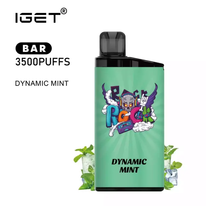 Iget Bar 3500 Puffs Dynamic Mint Original Flavor Hot Sale Disposable Vape Pen In Stock (2)