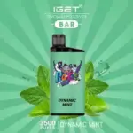 Iget Bar 3500 Puffs Dynamic Mint Original Flavor Hot Sale Disposable Vape Pen In Stock (4)