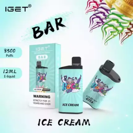 Iget Bar 3500 Puffs Ice Cream Super High Quality Hot Sale Disposable Vape Pen (7)