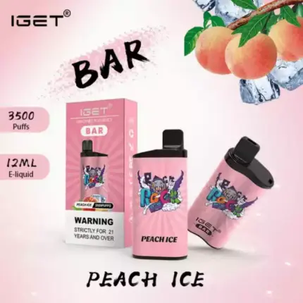 Iget Bar 3500 Puffs Peach Ice Factory Direct Sales Disposable Vape Pen In Stock (3)