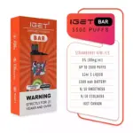 Iget Bar 3500 Puffs Strawberry Kiwi Ice 5% Nicotine Perfect Product Disposable Vape Pen In Stock (5)