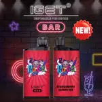 Iget Bar 3500 Puffs Strawberry Lemon Ice Great Taste Retail Ready Disposable Vape Pen (4)