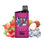 Iget Bar 3500 Puffs Strawberry Lychee Ice Fast Delivery 12ml Disposable Vape Pen (2)