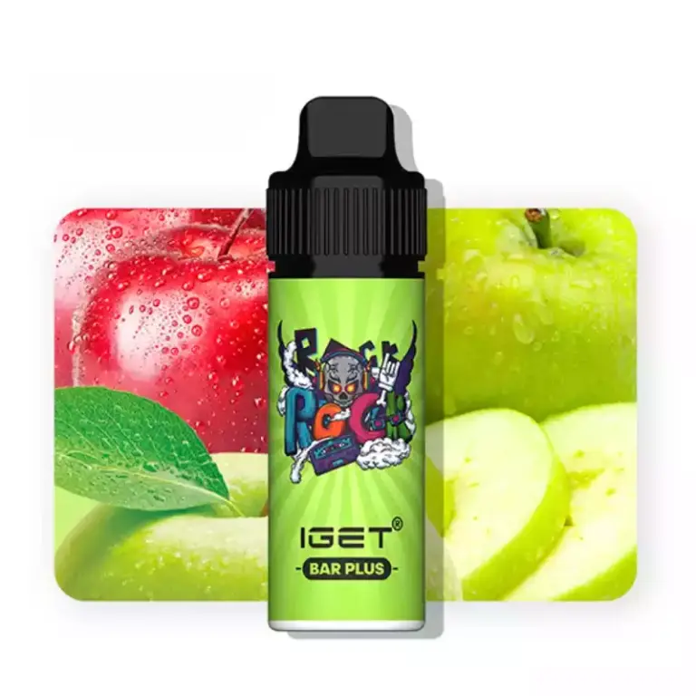 Original IGET Bar Plus 6000 Puffs Double Apple 5% Nicotine Vape Pen In Stock (3)