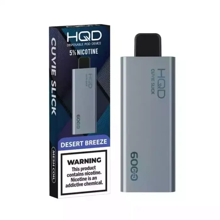 Retail HQD Cuvie Slick 6000 Puffs Desert Breeze Best Price Low MOQ 5% Nicotine Vape Pen (4)