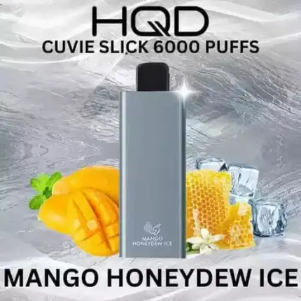 Retail HQD Cuvie Slick Mango Honeydew Ice Vape Low MOQ Factory Stock Available (6)