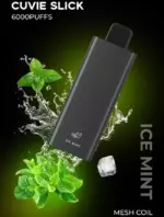 AustraliaTop Seller HQD Cuvie Slick Mint Ice 5% Nicotine 2025 Hot Sale Disposable Vape Pen (2)