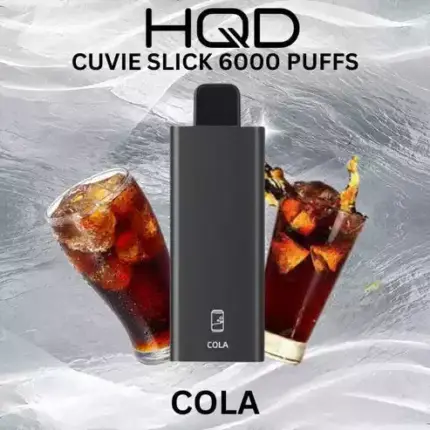 HQD Cuvie Slick 2025 Retail Cola Ice Disposable Vape Pen Australia (5)